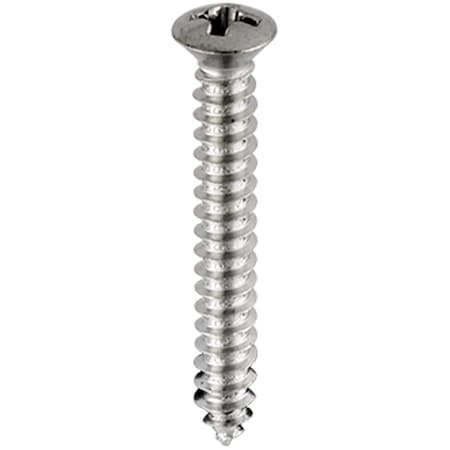 Auveco PHILLIPS OVAL HEAD TAP SCREW #8 X 1-1/4 #6 HEAD, 100PK 1423